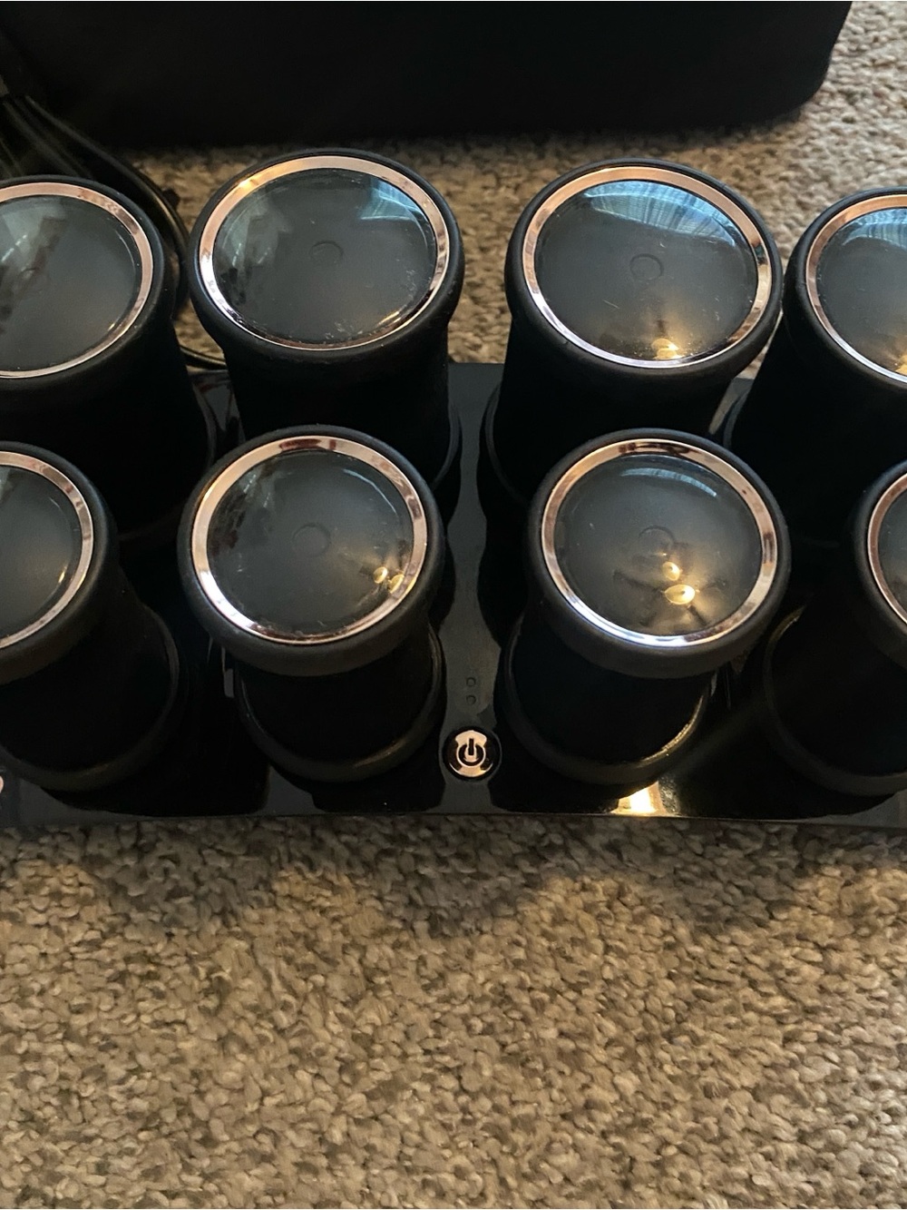 T3 Black Heated Rollers Set with Rose Gold Accents - Picture 8 of 12